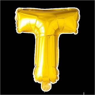 Folie ballon T, guld 41 cm