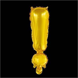 Folieballon Guld ! 41 cm