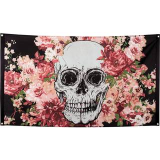Day of the dead flag, 150x90 cm.