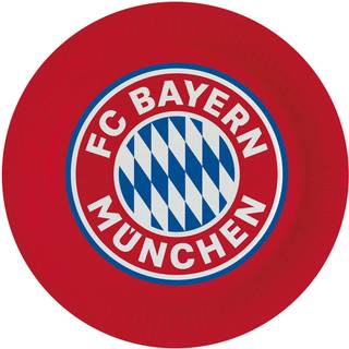 Bayern München Paptallerkner 8 stk - 23cm