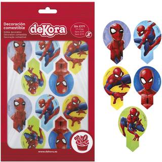 Spiseligt mini vaffelpapir Spiderman sukkerfri 20 stk
