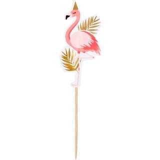Flamingo cocktail sticks