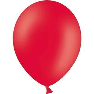 100 stk. Latexballoner valmue rød 9" - Perfekt til festlige dekorationer