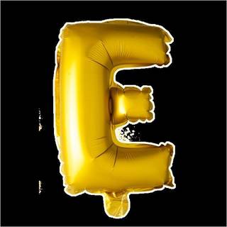 Folie ballon E, guld 41 cm