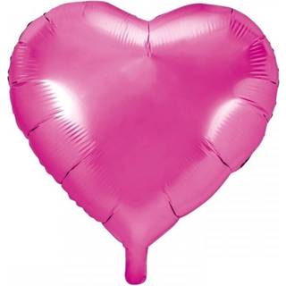 Pink folieballon 46 cm. - Hjerte