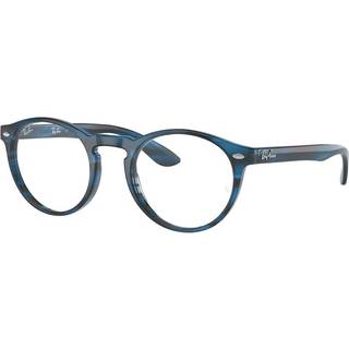 Ray - Ban Unisex Ray - Ban RX5283 8053 Optiske stel Acetat Blå Transparent Pantos Normal
