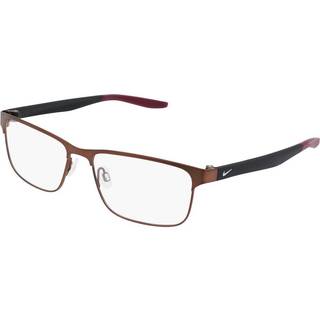 Nike Unisex NIKE 8130 207 Optiske stel Metal Brun Firkantet