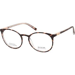 Guess Unisex GU3045 052 Optiske stel Injiceret Havana Rund Normal