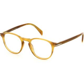 DAVID BECKHAM Mand DB 1018 EX4 Optiske stel Acetat Honning Rund