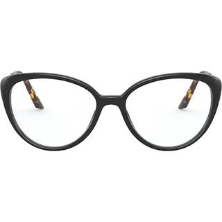 Prada Kvinde PR 06WV 1AB1O1 Optiske stel Plast Sort Rund