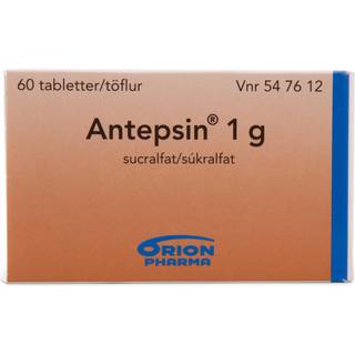 Antepsin 1 g 60 stk Tabletter + FRI FRAGT