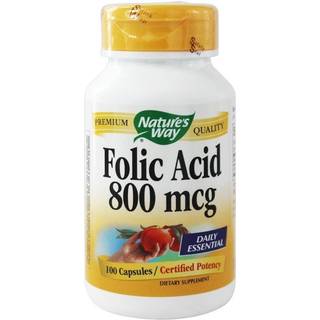 Nature's Way - Folate 100 Kapsler