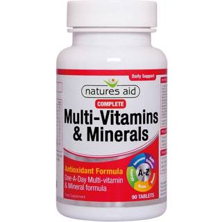 Natures Aid - Complete Multi-Vitamins & Minerals 90 tabletter