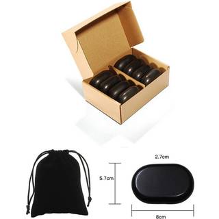 Massagesten Hot Stone - 8-Pak Medium