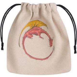 Dragon Beige & multicolor Dice Bag
