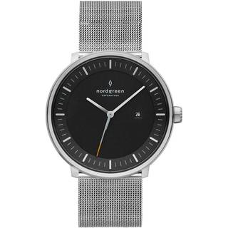 Nordgreen Philosopher Christopher ur i stål med meshlænke, Ø36 mm