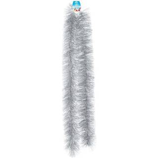 Glitter sølv boa - 2,3m