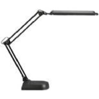 LED-bordlampe MAULatlantic, sølv, højde 41 cm, stativ