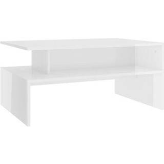 Sofabord 90X60X42,5 Cm Konstrueret Træ - Røget eg
