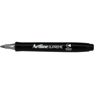 Supreme Metallic Marker sølv, Artline EPF-790 silver, 12stk