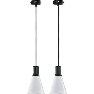 Gent Væglampe Opal/Mat Sort