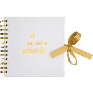 Sweet Memories Hvid - 18x18 cm (48 hvide sider / 24 blade)