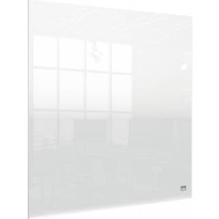 Mini whiteboard skrivebord - væg transp. 450X450mm, Nobo 1915617