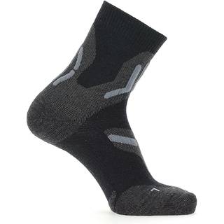 UYN Herren Trekkingsocken grau,schwarz Merinowolle unifarben