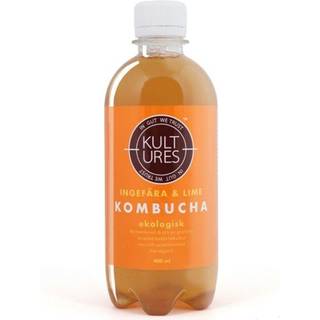 Kultures Kombucha, Ingefær & Lime, 400 ml