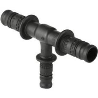 Geberit mepla t-stykke reduceret: d=63mm, d1=50mm, d2=63mm