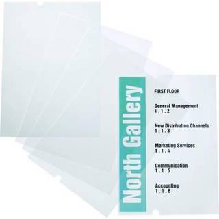 Durable crystal sign indstik 297x420mm til A3 gulvstand