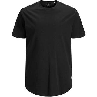 Plus Size Ensfarvet T-shirt