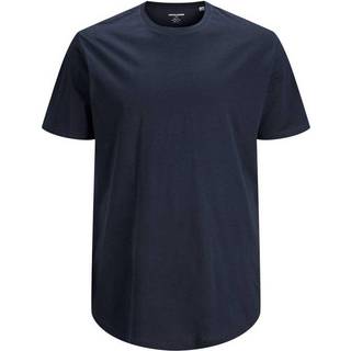 Plus Size Ensfarvet T-shirt