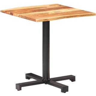 bistrobord 70x70x75 cm firkantet ru mangotræ