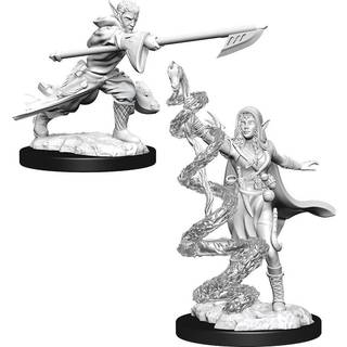 MTG Unpainted Miniatures Joraga Warcaller & Joraga Treespeaker