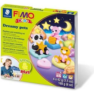 Staedtler FIMO modelleringsler Drømmedyr 4x42 g, 4 dele