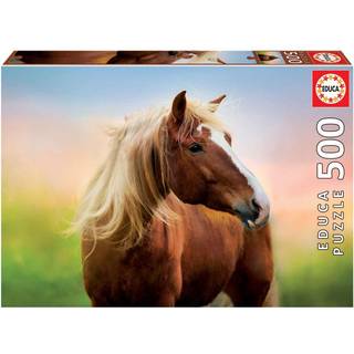 Educa Puslespil 500 brikker - Horse at Sunrise - hest