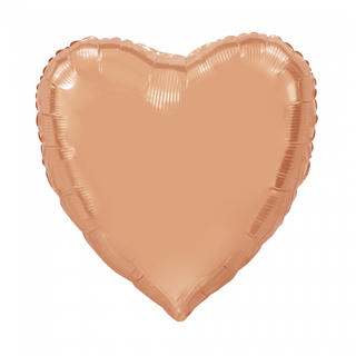 Kæmpe Hjerte Folieballon Rose 92 cm