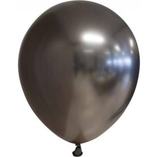 Mirror / chrome balloner 10 stk. - Space Grey
