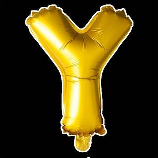 Folie ballon Y, guld 41 cm