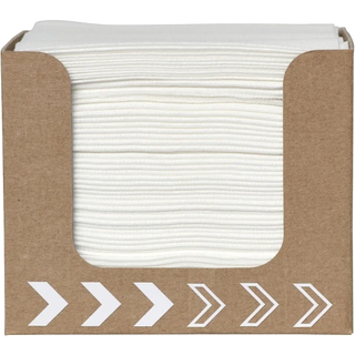 24 x Dunisoft servietter 20x20cm hvid 50stk