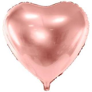 Rose guld hjerte 24" folieballoner