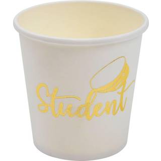 Papkrus Student 8 Stk. - Guldmetallic