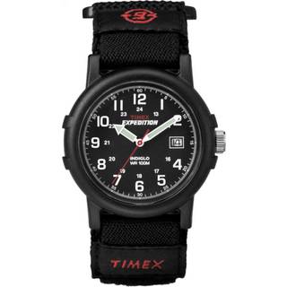 Timex Expedition Camper Black Dial Fabric Strap Men's Watch T40011