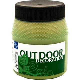 Udendørsmaling Oliven 250ml - Silkemat Finish