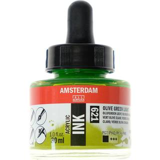 Amsterdam Akryl Ink, 30 ml. Ol. Green Lt. (621)