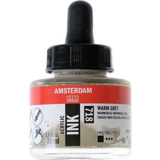 Amsterdam Akryl Ink, 30 ml. Warm Grey (718)