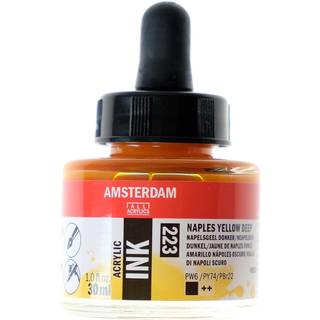 Amsterdam Akryl Ink, 30 ml. Nap. Yellow Dp (223)