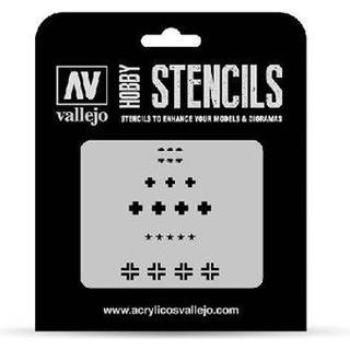 Vallejo, Stencil German WWII Tank Markings, 1:35 [Levering: 1-2 dage]