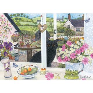 JIGSAW 1000 PIECE RECTANGULAR PEEPING TH